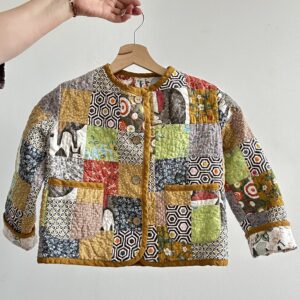 Patchworkowa kurteczka dziecięca rozm. 110 cm